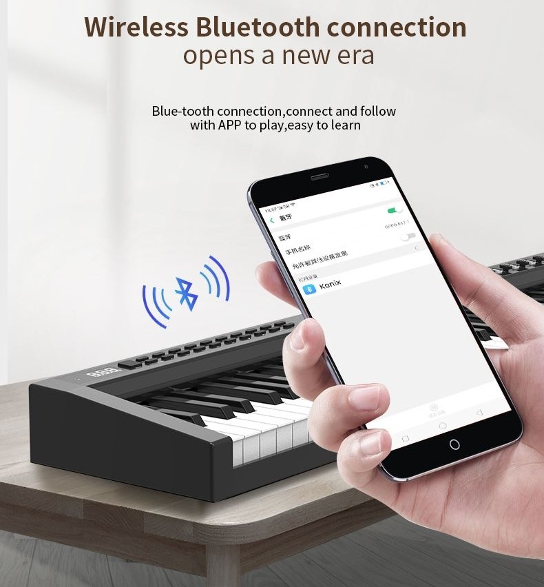 ψηφιακό smartphone με πιάνο Bluetooth