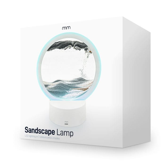 Φωτιστικό Sand art - sands of time table lamp- Έγχρωμος οπίσθιος φωτισμός LED RGB