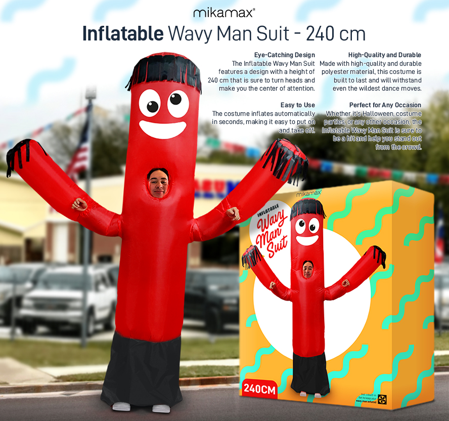 φουσκωτό ανδρικό κοστούμι Wavy Man