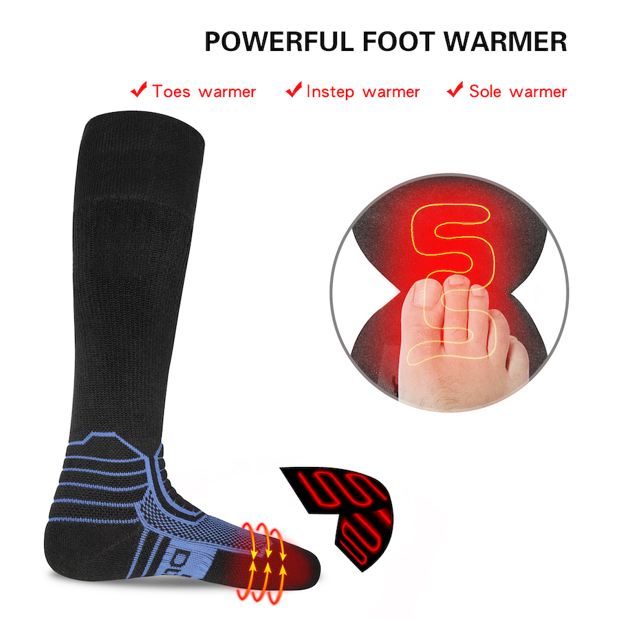 κάλτσες με ηλεκτρική θέρμανση - θερμοθερμαινόμενες κάλτσες