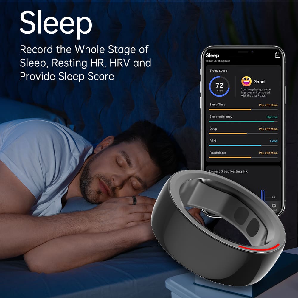 έξυπνο δαχτυλίδι παρακολούθησης ύπνου AI έξυπνο