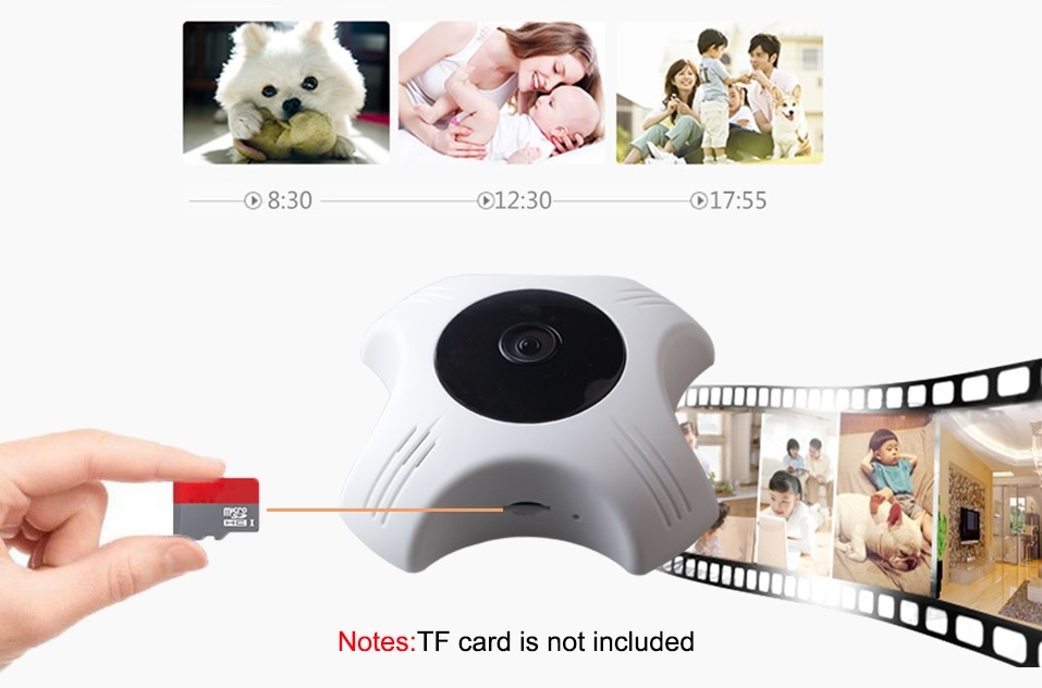 πανοραμική κάμερα IP με κάρτα SD