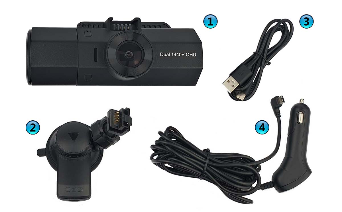 Περιεχόμενα συσκευασίας κάμερας Profio S32