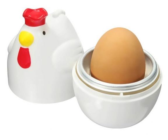 Κουζίνα αυγών σε σχήμα κοτόπουλου για το φούρνο μικροκυμάτων