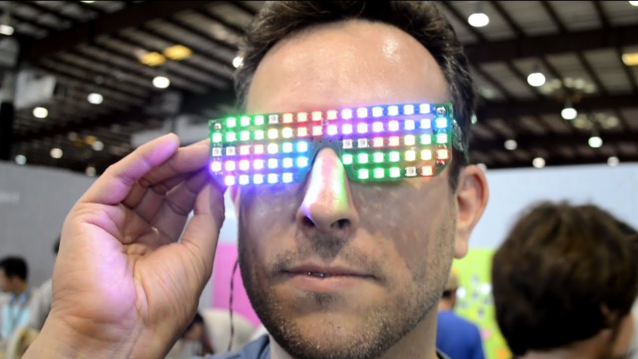 Γυαλιά LED RGB