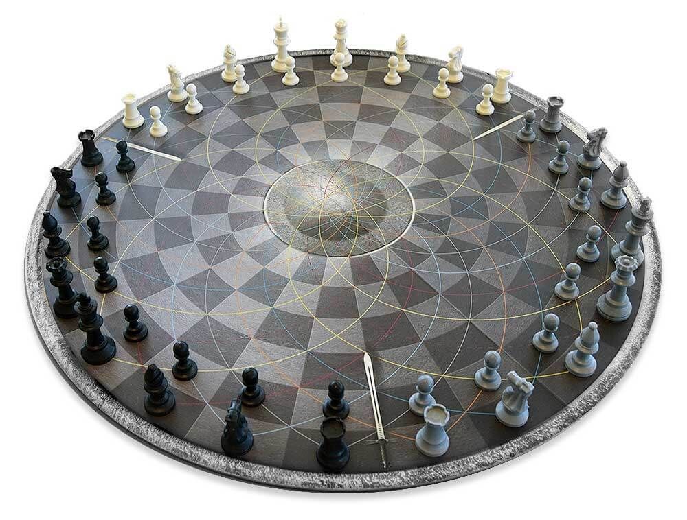 Στρογγυλό σκάκι για 3 παίκτες (άτομα)