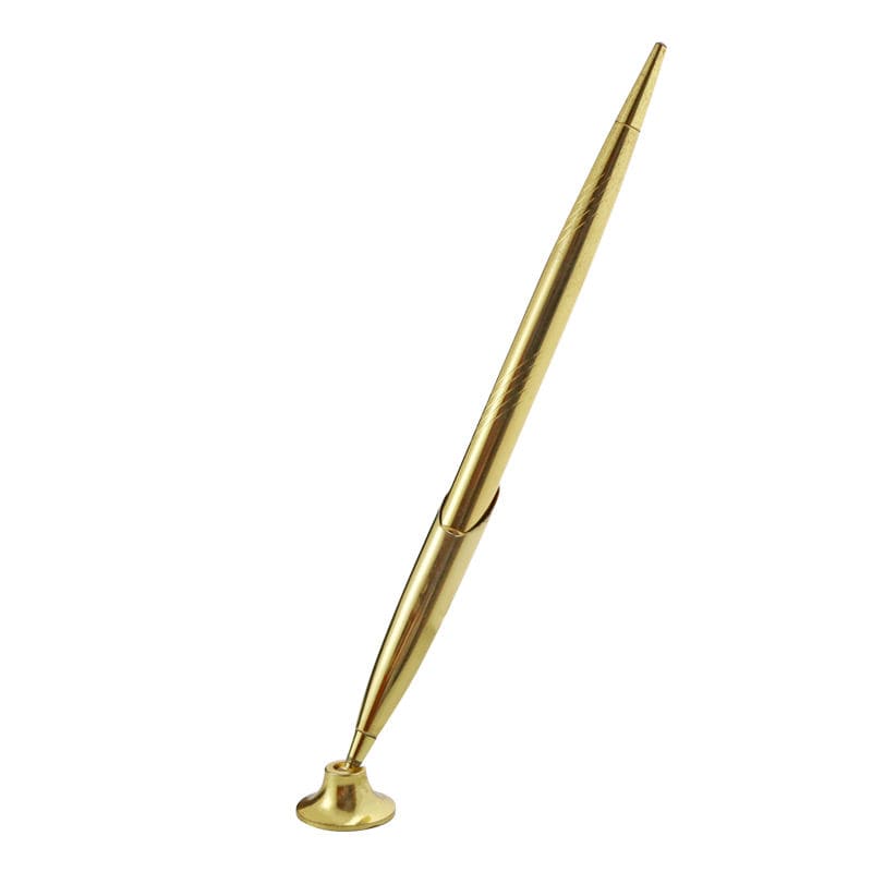 κομψό χρυσό στυλό με βάση