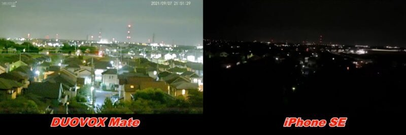 έγχρωμη νυχτερινή όραση duovox mate vs iphone
