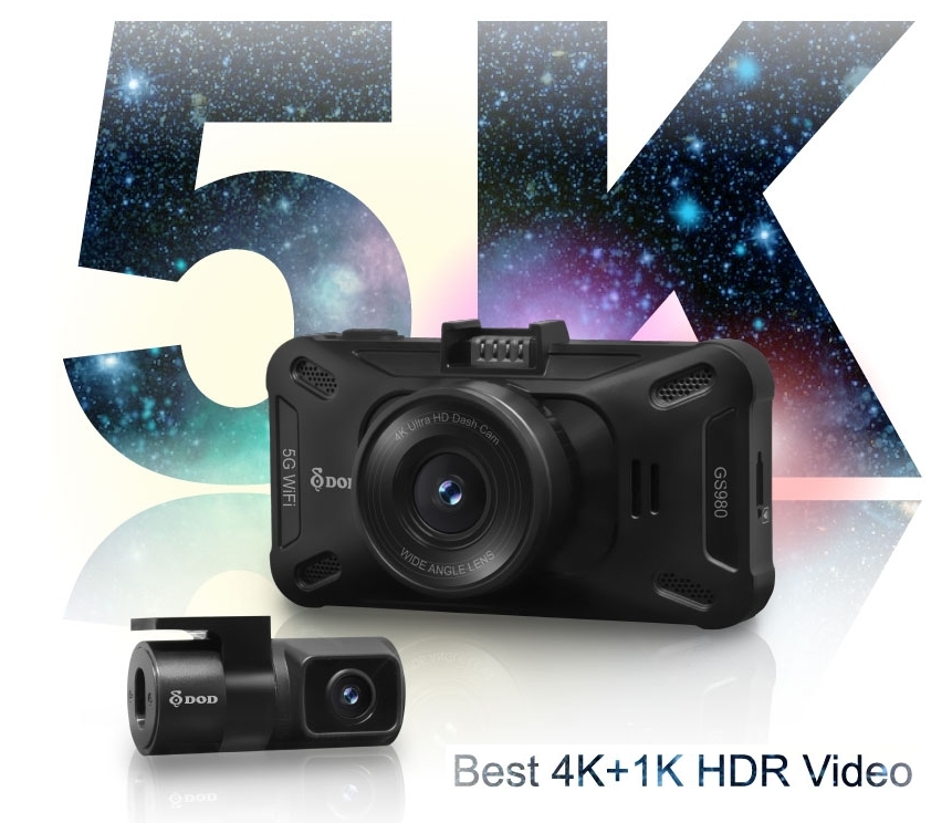 καλύτερη κάμερα αυτοκινήτου 4k 5k κάμερα διπλού DOD GS980D