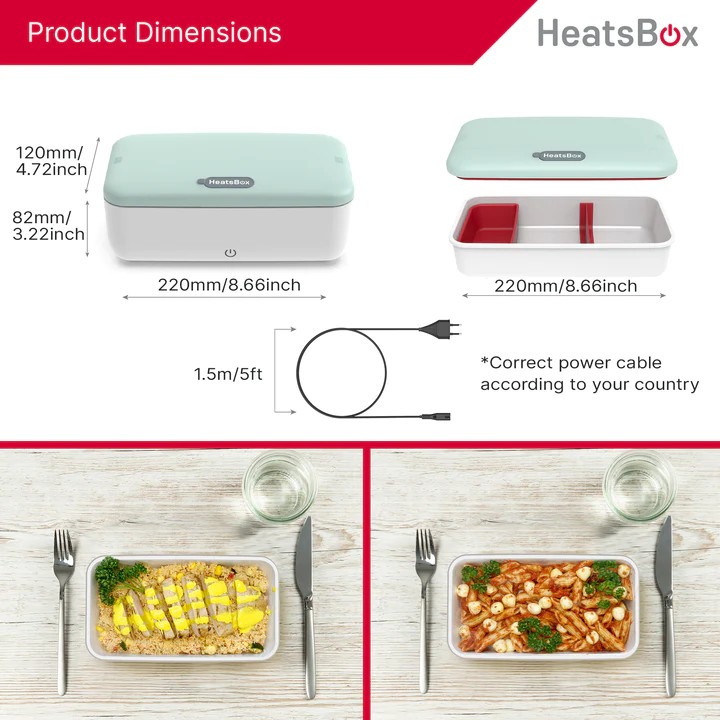 Φορητή θερμοηλεκτρική θέρμανση τροφίμων HeatsBox life box