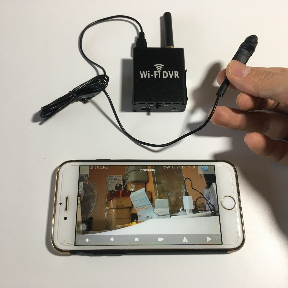 wifi pinhole ip κάμερα μικρο mini φακός