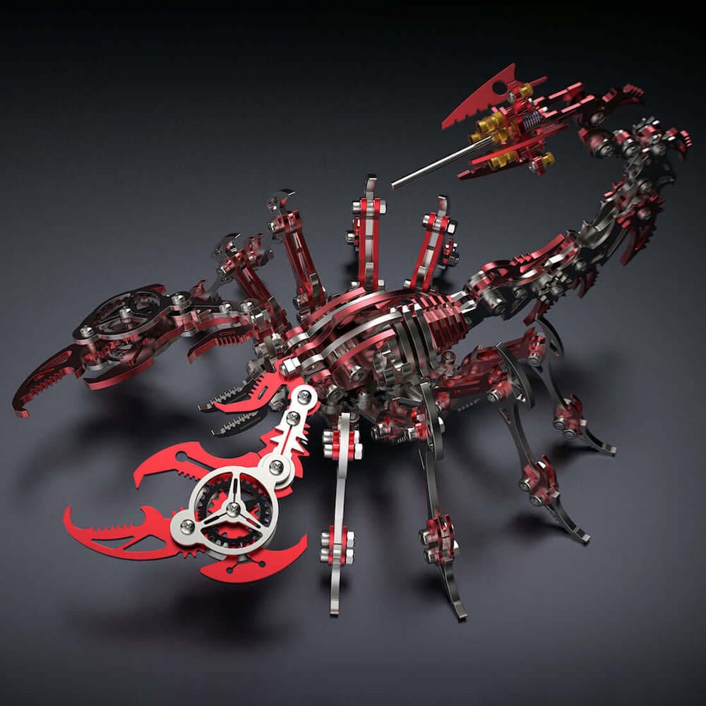 3D παζλ scorpion Τρισδιάστατο μοναδικό παζλ από μεταλλικά παζλ