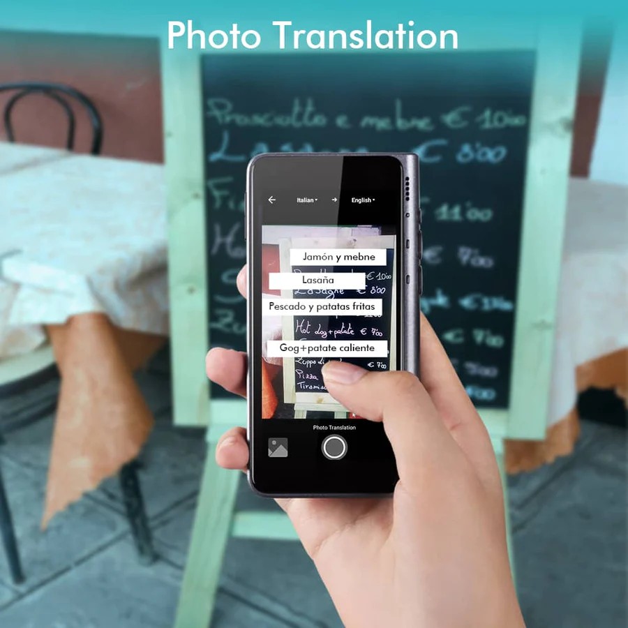 Μεταφραστής κειμένου φωτογραφιών για τσέπη χειρός online εκτός σύνδεσης