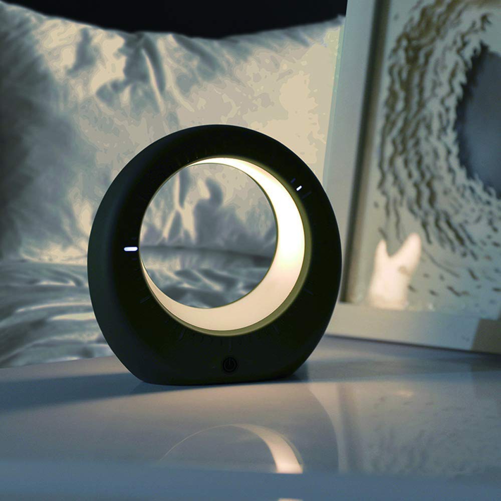 Φεγγάρι νυχτερινής λυχνίας LED με ξυπνητήρι και ψηφιακό ρολόι
