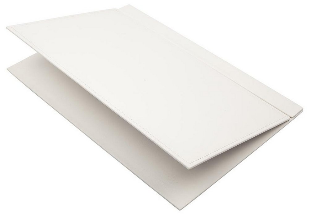 λευκό δερμάτινο μαξιλάρι