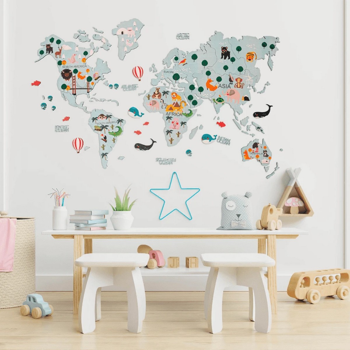 Παγκόσμιος χάρτης για παιδιά