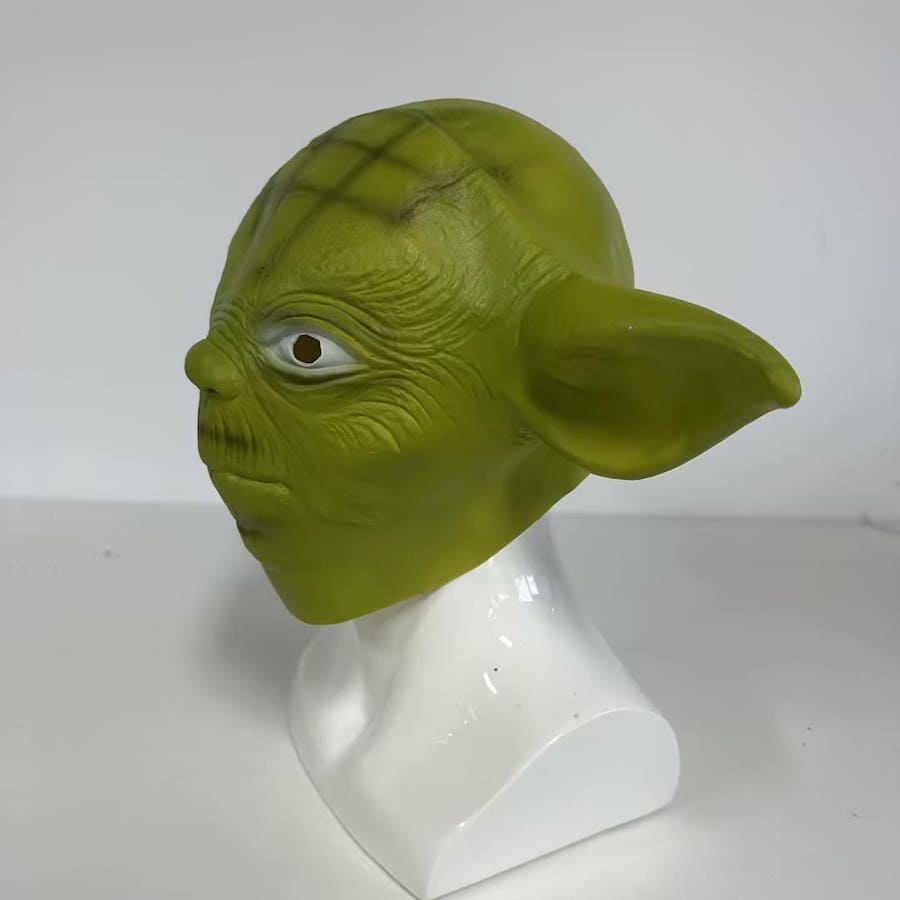 Μάσκα προσώπου Star Wars - Yoda green latex