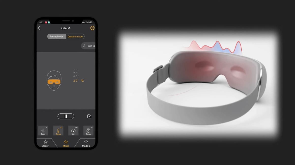 Γυαλιά δόνησης με έξυπνη τεχνολογία και σύνδεση Bluetooth