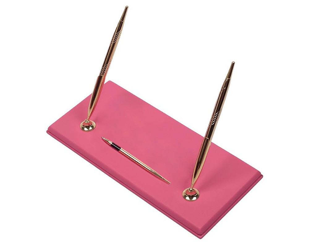 σετ στυλό πολυτελείας ροζ χρυσό stand για γυναίκες