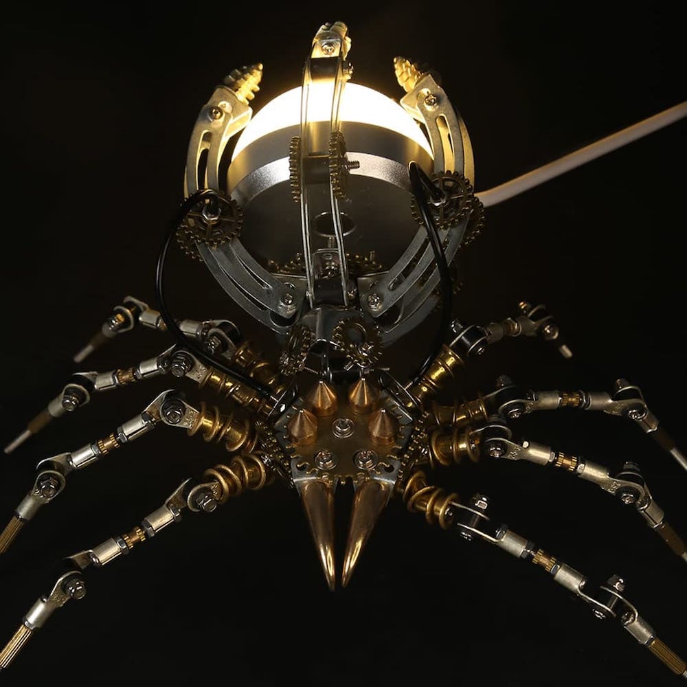τρισδιάστατο μοντέλο από μέταλλο παζλ αράχνης