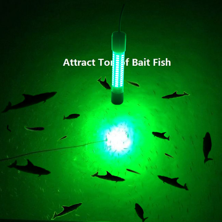Ανοιχτό πράσινο LED ψαρέματος - ιδανικό για νυχτερινό ψάρεμα - ισχύς έως 300W