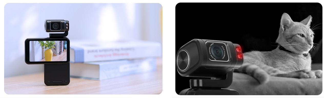 κάμερα με IR νυχτερινή όραση, οριζόντια και κάθετη εγγραφή