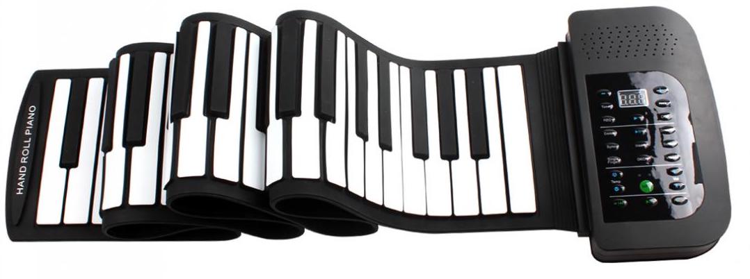 φορητό πληκτρολόγιο πιάνου roll up πιάνο