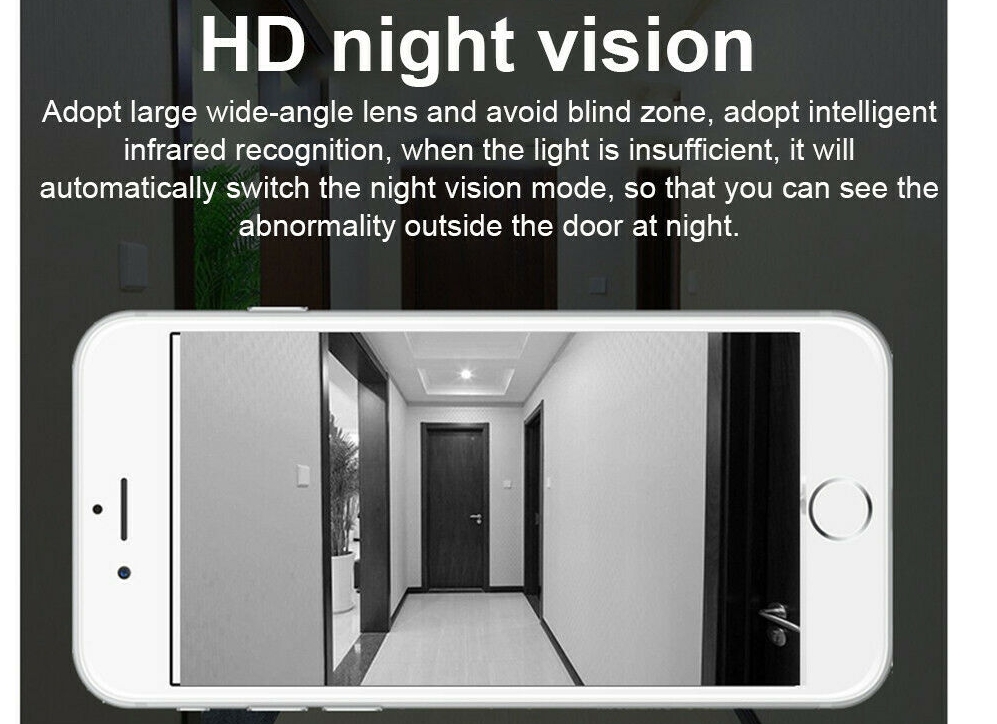 Ασύρματο κουδούνι βίντεο IR νυχτερινής όρασης