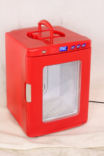 κόκκινο μίνι ψυγείο ψυγείο ρετρό