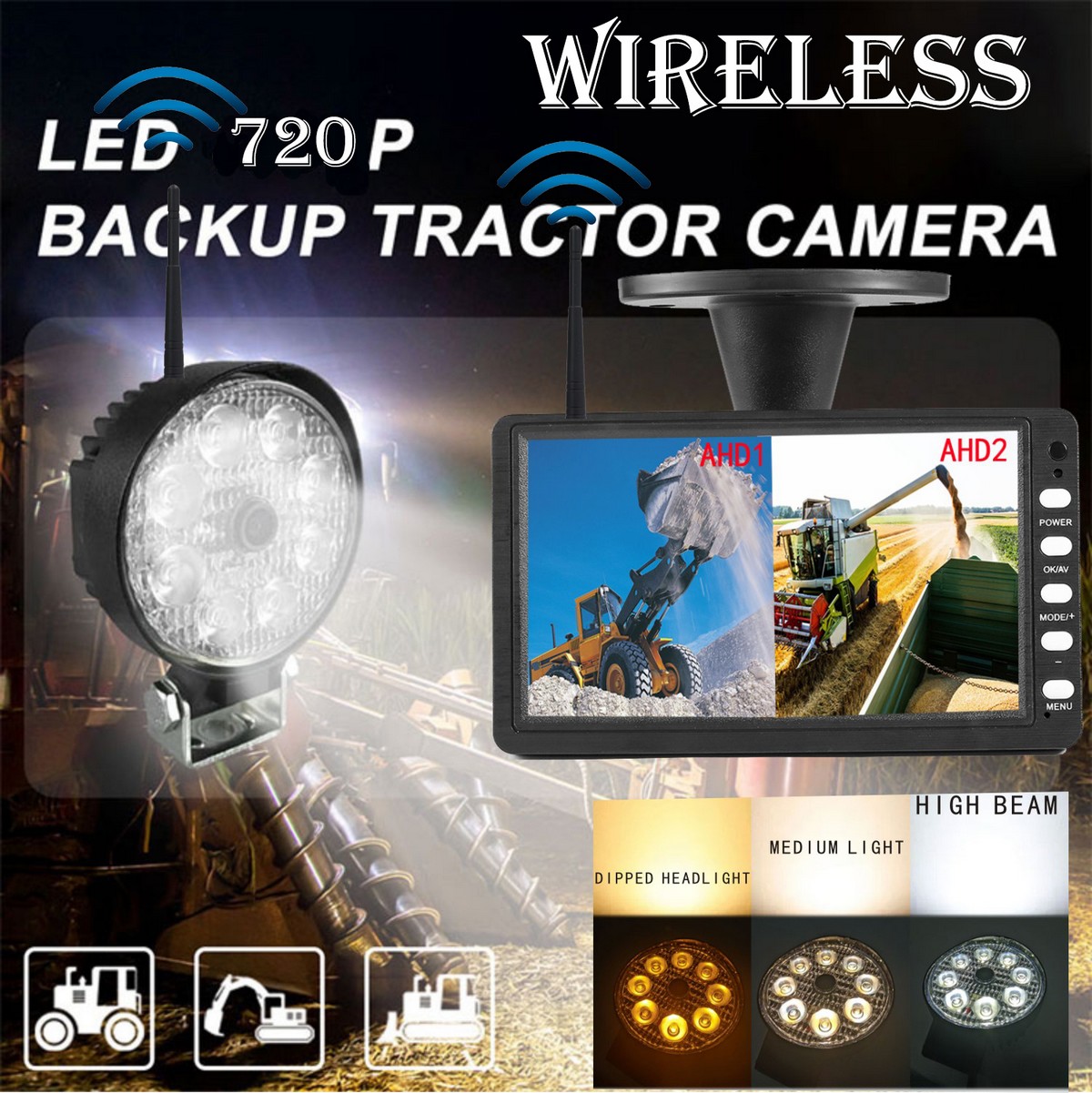 Backup set - Wifi κάμερα με ισχυρό λευκό φως LED και πολλές λειτουργίες