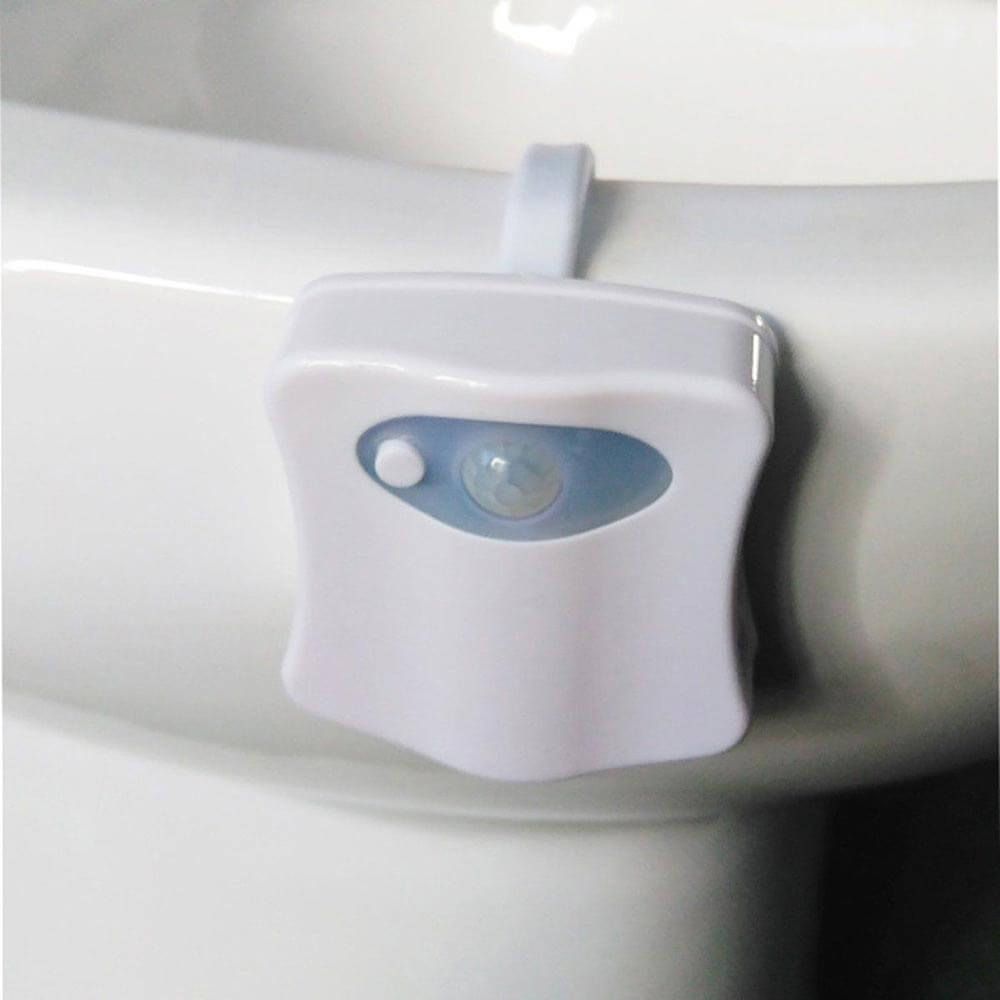 Φωτιστικό τουαλέτας με αισθητήρα κίνησης - έγχρωμο LED