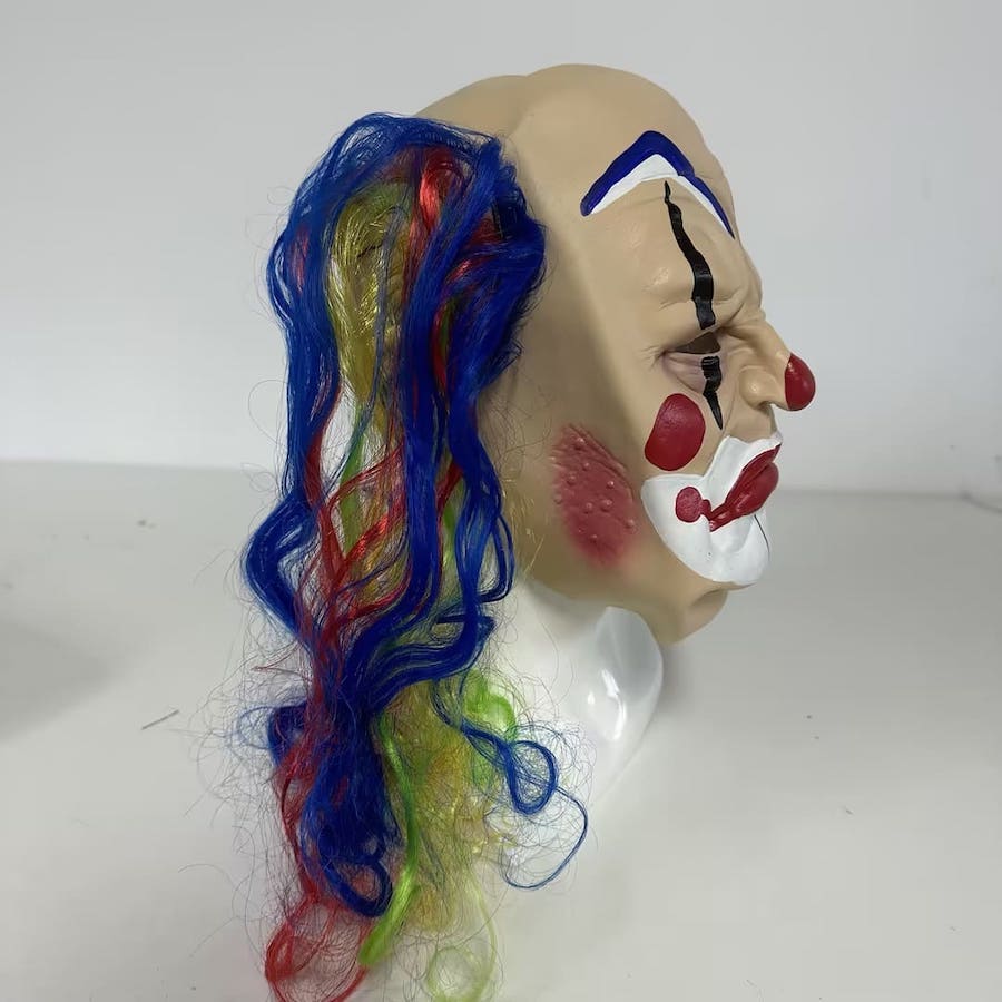 Μάσκα προσώπου για ενήλικες Scary horror clown